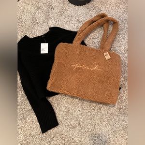 Sweater and Tote Bag Bundle NWT